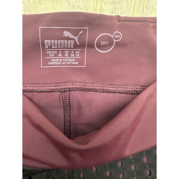 Puma Drycell Tapered Sweatpants Joggers Black White Ankle Zip Size M (28x28) - Picture 4 of 6